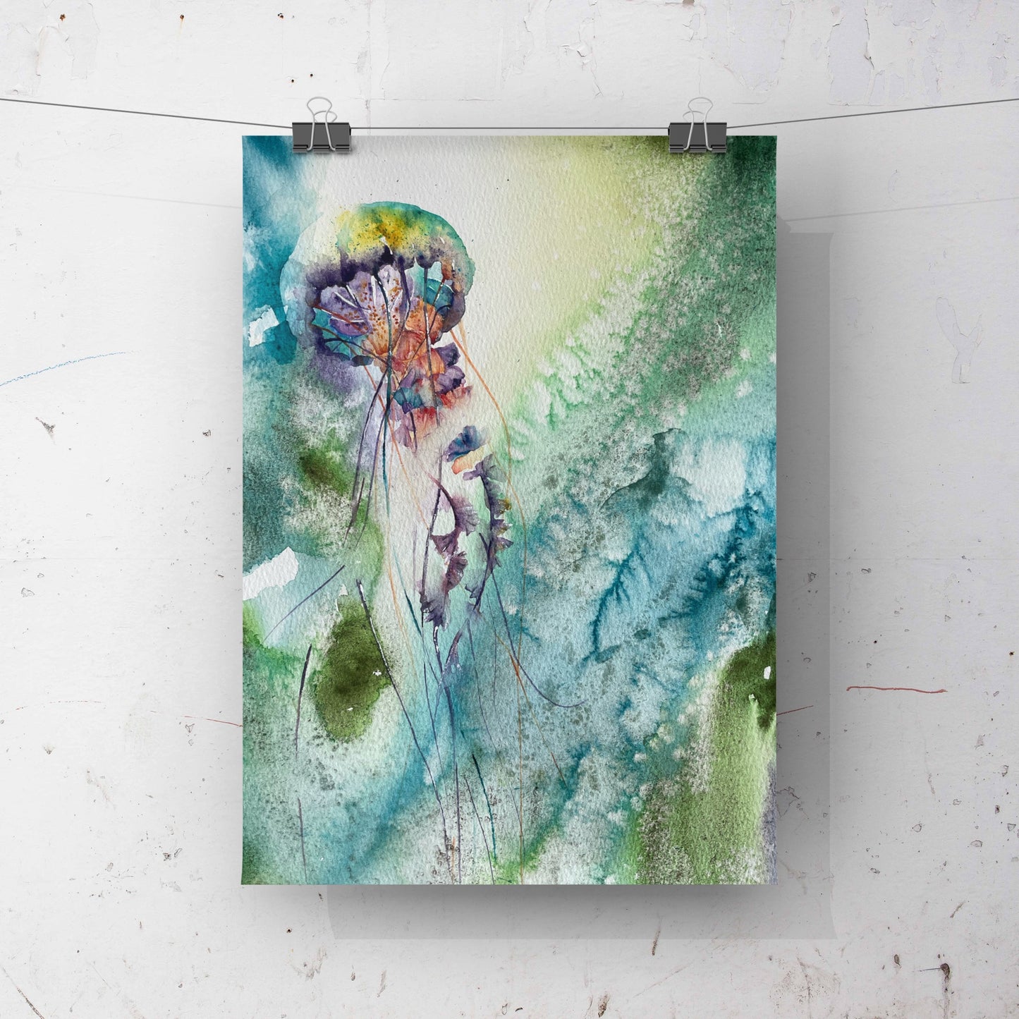 Open Edition Jellyfish Print