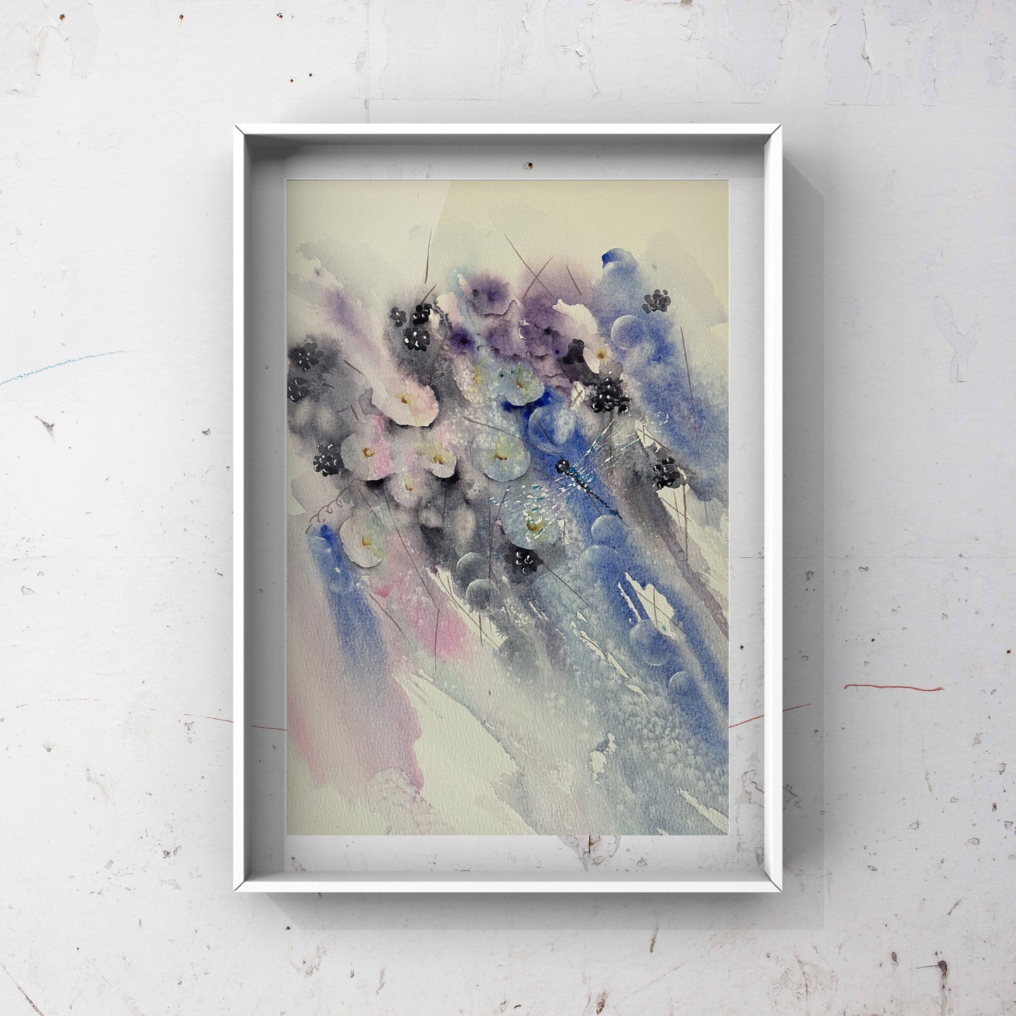 Open Edition of Purple Dragonfly print