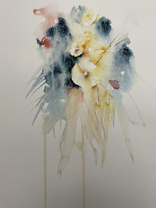 Open Edition of Berry Flower print