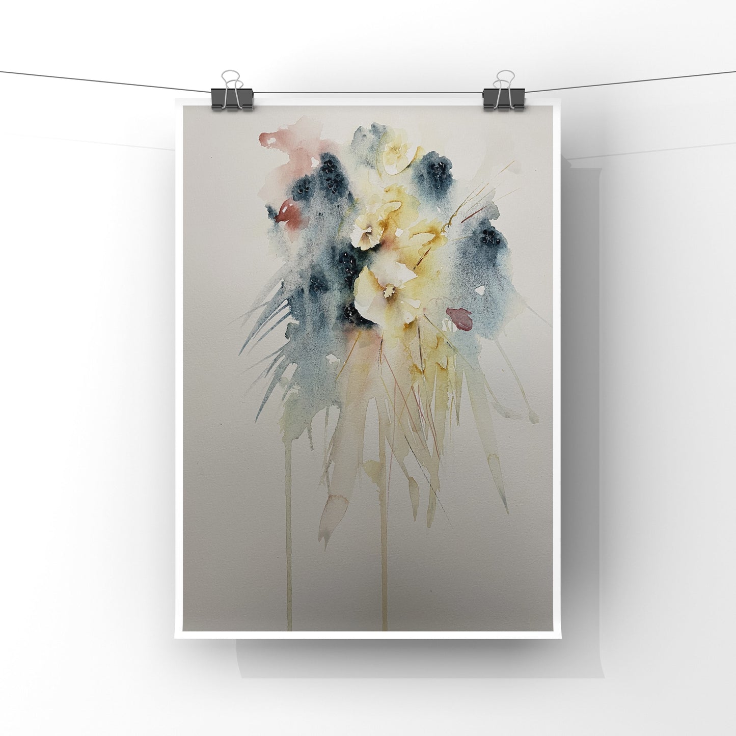 Open Edition of Berry Flower print