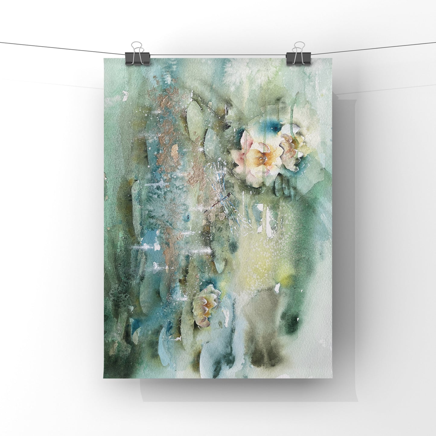 Open Edition of Yellow Lily print