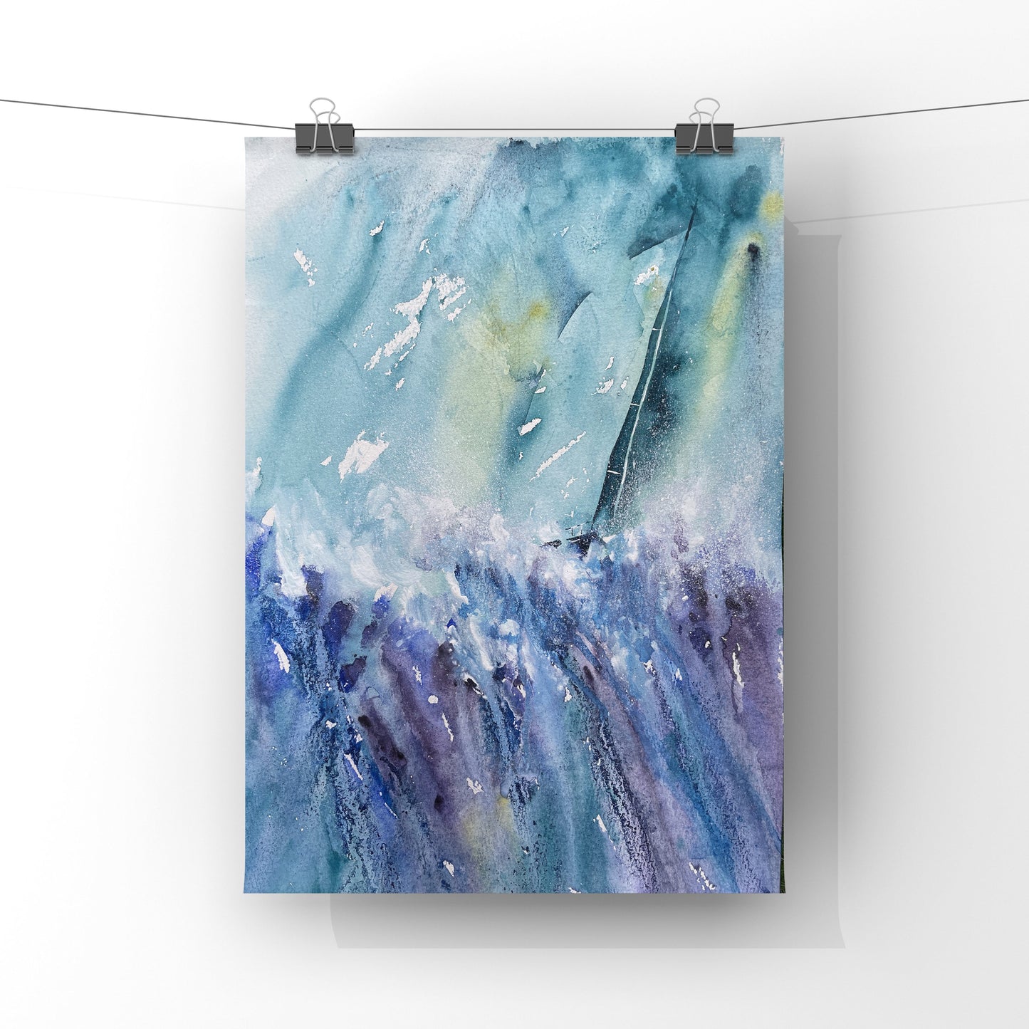 Original Sailing Watercolour artwork