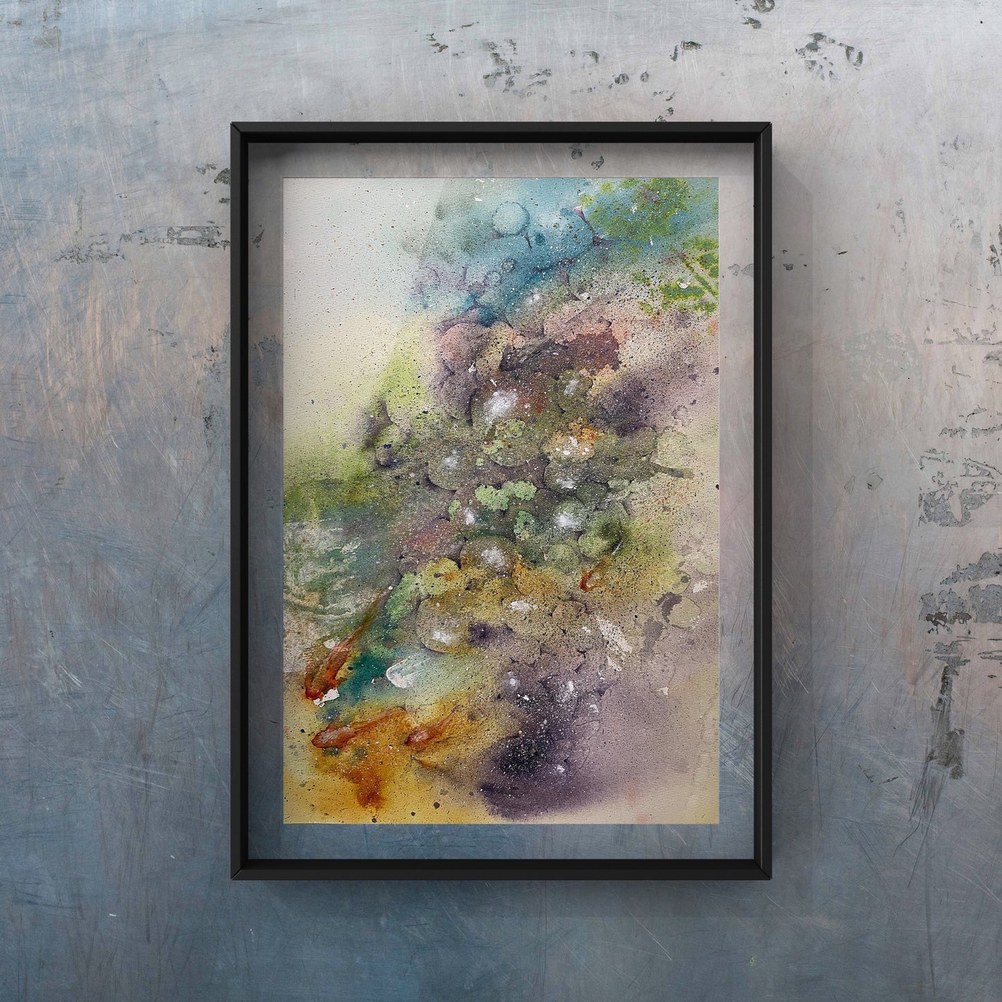 Fishes and river pebbles